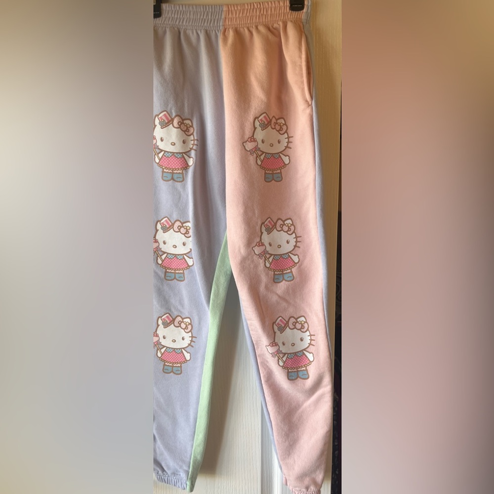 Hello Kitty pastel joggers